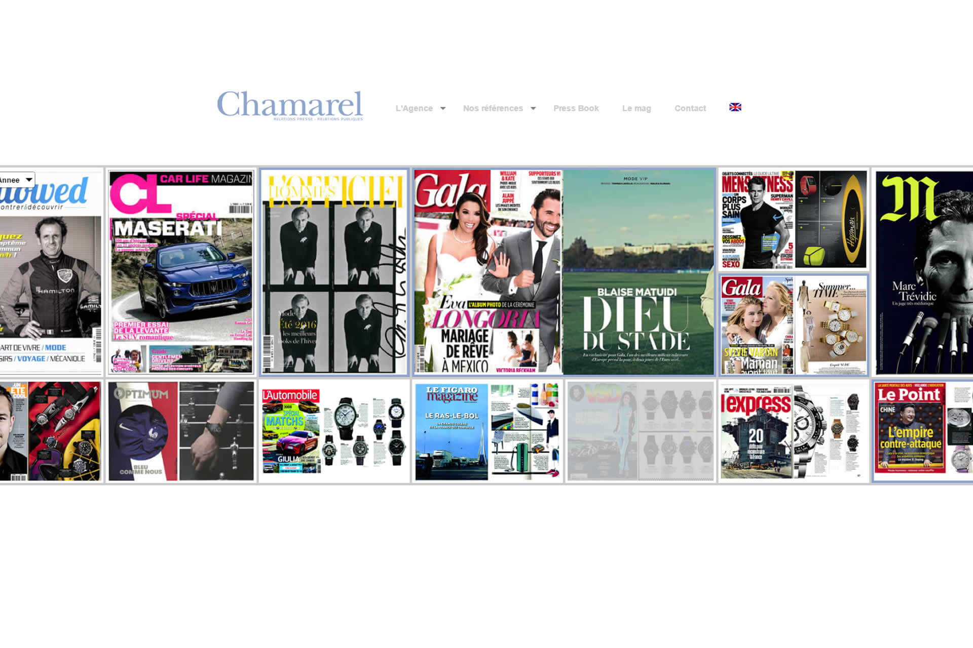 Cliquez pour aller sur le site de communication relation presse Chamarel - 75016 Paris